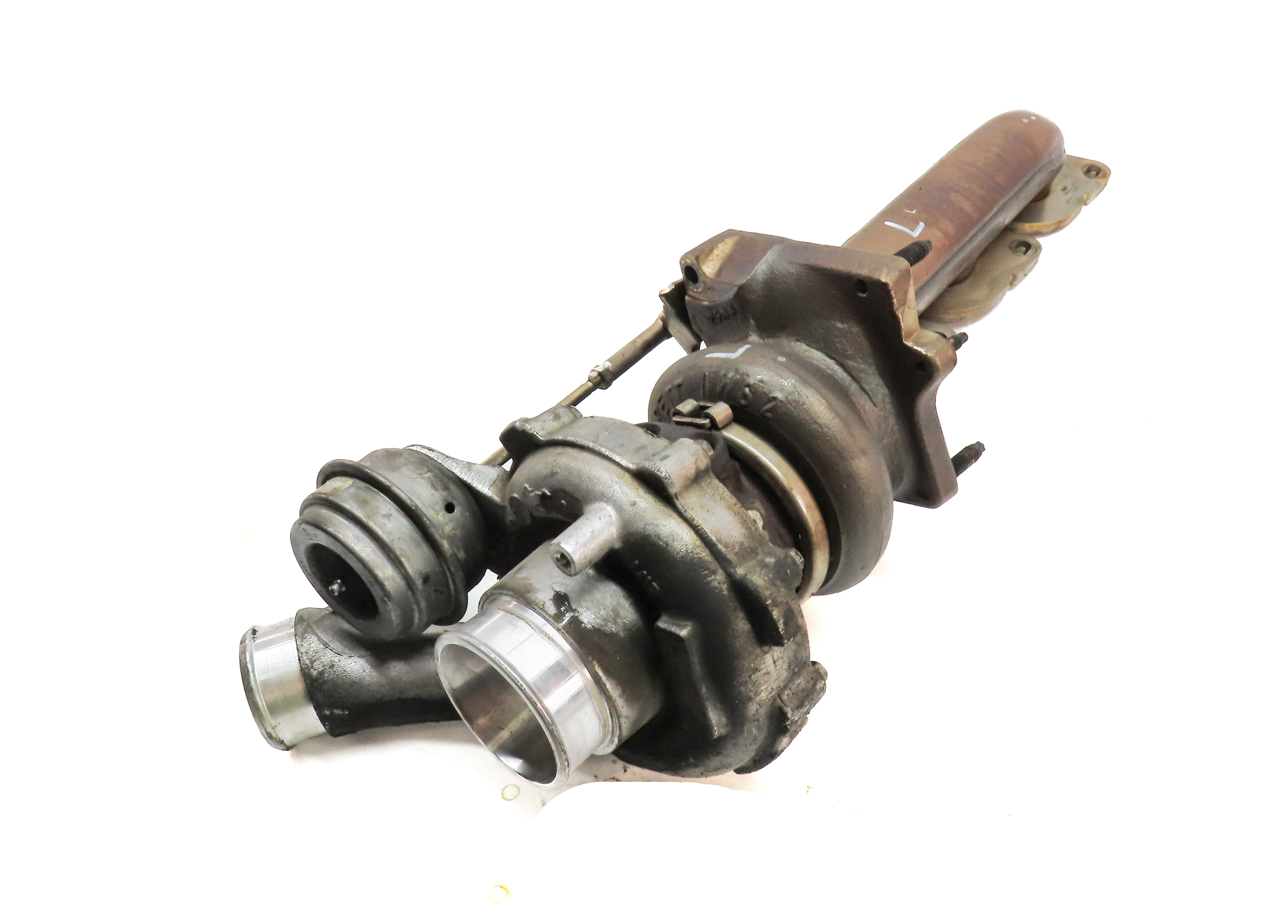 11-20 MERCEDES CL550 E550 GL450 GL550 ML550 S550 SL550 CLS550 LEFT TURBOCHARGER — exact item pictured